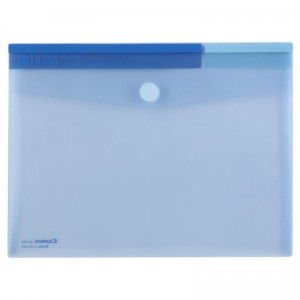 齐心 A1769 办公必备粉彩粘扣袋 A4