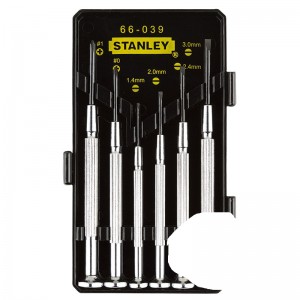 STANLEY/史丹利 6件套金属精密螺丝批 66-039-23 螺丝批套装