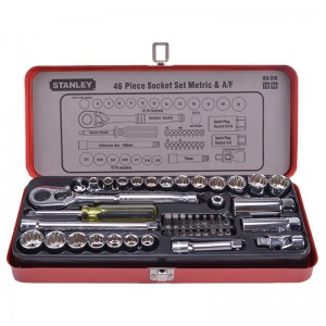 STANLEY/史丹利 46件套6.3MM,10MM系列公英制组套 89-516-22 综合性组合工具