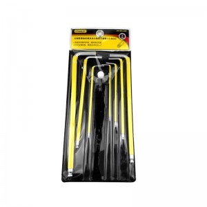 STANLEY/史丹利 7件套公制防滑加长球头内六角扳手组套1.5-6mm 94-561-23C 内六角扳手