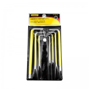 STANLEY/史丹利 7件套公制防滑长内六角扳手组套1.5-6mm 94-562-23C 内六角扳手