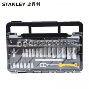 STANLEY/史丹利 36件10MM系列公制套筒钻石盒组套 STMT74174-8C-23 综合性组合工具
