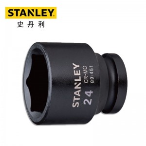STANLEY/史丹利 12.5MM系列公制6角风动套筒10mm STMT89437-8-23 公制 套筒扳手附件