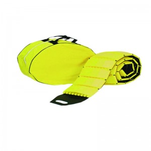 SAFEWARE 安赛瑞 自卷式便携减速带 展开规格300×23×4cm  塑胶材质 黄色 附送收纳包