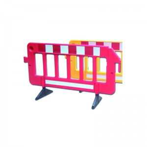 SAFEWARE 安赛瑞 组合式围栏（黄）L200×H100×W40cm 塑料材质 配反光贴