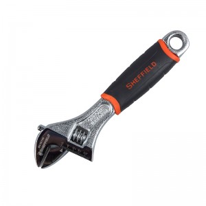 钢盾 S016710 套柄铬钒钢活扳手10"