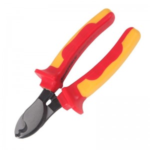 钢盾 S150002 注塑型双色绝缘电缆钳剪250mm