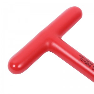 钢盾 S150033 浸塑型单色绝缘T型套筒扳手18x200mm