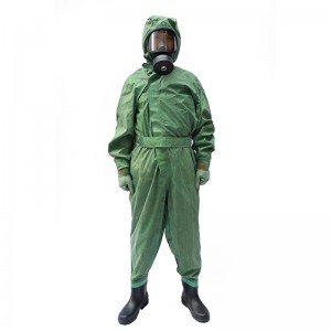 FFY03 连体式防毒衣核辐射防护服一氧化碳防护服阻燃耐酸碱服