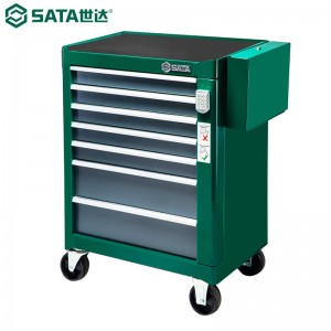 世达（SATA）95107/95107A 七抽屉带轮工具车/密码锁 定制 95107A 七抽屉密码锁带轮工具车