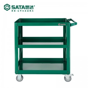 世达 SATA 95222A 3层多用途承载工具车大尺寸轴承轮推车 材质（铁）