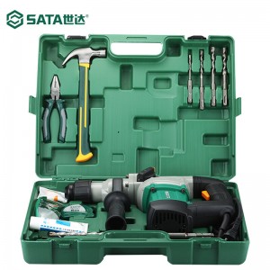世达（SATA）工具12件套800W电锤电镐工具套装重锤大功率冲击钻05157