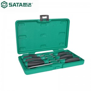 世达（SATA）09309 6件套T系列一字、十字螺丝批组套电工工具螺丝刀起子 09309