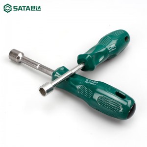 世达（SATA）A系列螺帽螺丝批5x75MM-12x75MM起子改锥螺丝刀61501-61508 A系列螺帽螺丝批5x75MM61501