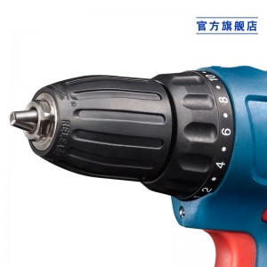 东成 锂电钻12V双速正反转调速充电式手电钻套装电动螺丝刀起子机多功能家用 裸机/无电无充单速DCJZ09-10Z纸盒无赠品