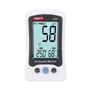 【官方直销】优利德A25D检测仪家用 PM2.5激光空气质量监测试仪雾霾检测 A25D(雾霾测量)