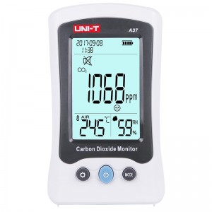 优利德A37 二氧化碳检测仪家用 激光空气质量监测试仪C02检测仪 二氧化碳监测 A37（二氧化碳监测仪）