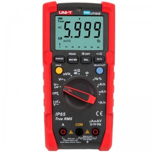 优利德（UNI-T）UT191E 手持式万用表数字多功能全自动高精度防烧数显式电工表 3 5/6位