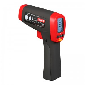 【官方直销】优利德UT302A/UT302B/UT302C/302D 专业高温型红外测温仪工业级 UT302C
