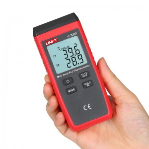 【官方直销】优利德UT320D接触式测温仪热电偶测温仪器表面温度计带探头温度表 UT320D(双路测温)