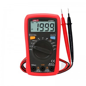 【官方直销】优利德UT33系列增强版自动防烧小型数显万用表自动量程背光万能表 UT33A+(自动量程 智能防烧)