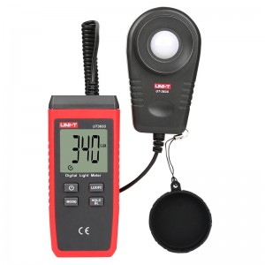 优利德（UNI-T）照度计LED灯用照明测量仪器光度计测光仪亮度仪 UT383S 分体式 可测可测10000Lux