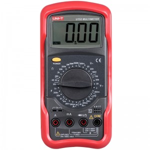 优利德（UNI-T）UT52 数字万用表 高精度手持式电工万能表 多功能大屏数显电流表多用表仪器仪表