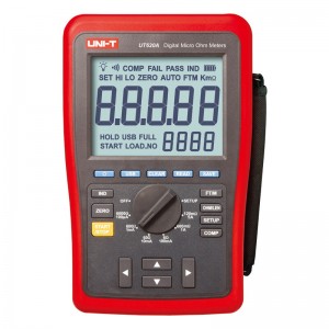 优利德UT620A 毫欧计 微欧计 UT620B 直流低电阻测试仪 四线测量 毫欧表微欧 UT620A