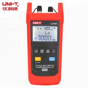 优利德（UNI-T）光功率计光纤光功率测量仪光衰测试仪 UT697（光源功能+光功率计）现货