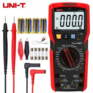 优利德万用表数字高精度全自动数显测电容多功能防烧电工万能表 UT89X（温度/零火线测量）