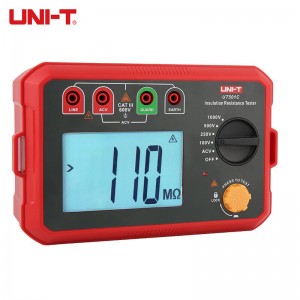 优利德（UNI-T）UT501C绝缘电阻测试仪 数字兆欧表 电工摇表 UT501C