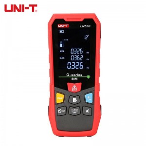 优利德（UNI-T）绿光激光测距仪 高精度激光尺 电子尺 量房仪 红外测距仪 LM50G