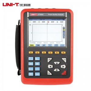 优利德UT285C工业品三相电能质量分析器通道电流电压测量相位谐波电能表 UT285C(300F电流钳6000A)