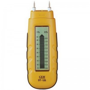 华盛昌（CEM）DT-125 木材水分仪建筑材料纸板石膏混凝土砂浆湿度测试仪 量程6%-44%