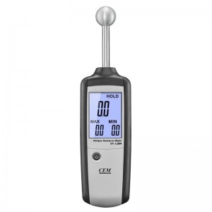 华盛昌（CEM）DT-128M非接触式无损感应式木材水分测试仪 石膏水泥建筑材料水分计 墙面墙体水分测定仪