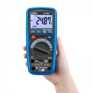 CEM华盛昌专业防水防尘自动量程防烧数字万用表 电压电流数显式真有效值电工维修防水型多用表 欧姆表 DT-9930