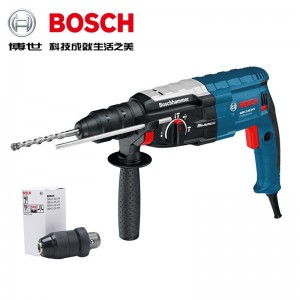 博世（BOSCH）冲击钻电锤电镐三用GBH2-28DFV三功能双夹头电钻手电钻大功率820W电动工具 GBH2-28DFV标配