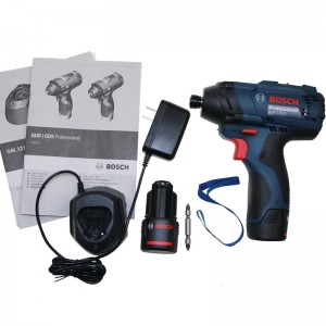 博世(BOSCH)充电式冲击起子机GDR120-LI锂电12V电动螺丝刀家用电动工具 GDR120-LI(标配)
