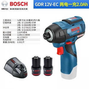 博世（Bosch）GDR 12V-EC 锂电充电式冲击扳手机无刷冲击起子机