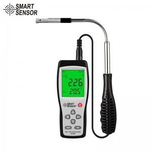 希玛 热敏式风速仪 高精度数字热线式风速计 测风仪 风速风温风量测量仪 AR866A（锂电直充，可USB数据传输）