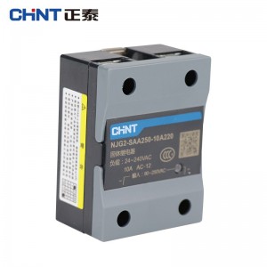 正泰（CHNT） 单相固态继电器NJG2-SAA250 小型交流控交流AC220V 380V规格可选 60A 220V