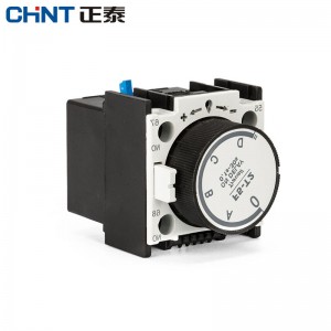正泰空气延时头F5-T2交流接触器辅助模块通电延时模块0.1S-30S