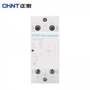 正泰（CHNT）NCH8-40/20 二常开40A 220/230V 家用小型单相交流接触器