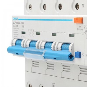 正泰空气开关大功率家用带漏电断路器DZ158LE 4P100A