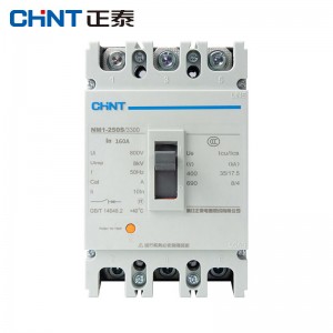 正泰（CHNT）NM1-250S/3300-160A 塑壳断路器 三相3P空气开关 过载短路保护器