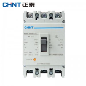 正泰（CHNT）NM1-250S/3300-225A 塑壳断路器 三相3P空气开关 过载短路保护器