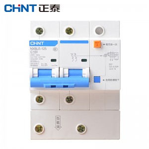 正泰（CHNT）NXBLE-125 小型漏电断路器 漏保空气开关  NXBLE-125-2P-C100 30mA