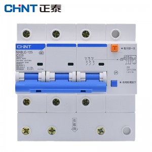 正泰（CHNT）NXBLE-125 小型漏电保护断路器 漏保空气开关 NXBLE-125-3P-C100 30mA