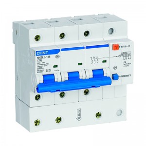 正泰（CHNT）漏电保护器 漏保空气开关 总闸开关 DZ47LE升级款 NXBLE-125 3P D100 30mA