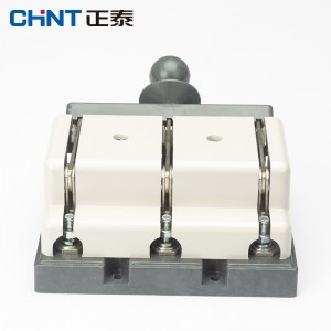 正泰隔离开关HD11-100/38B三相带保护罩光伏配电箱闸刀开关380V HD11-200/38B(保护型) 